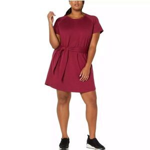 Ideology Tie Front‎ T-Shirt Stretch Soft Casual Dress